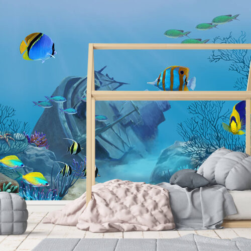 Fototapety dla dzieci 3D Morze Głębia Oceanu