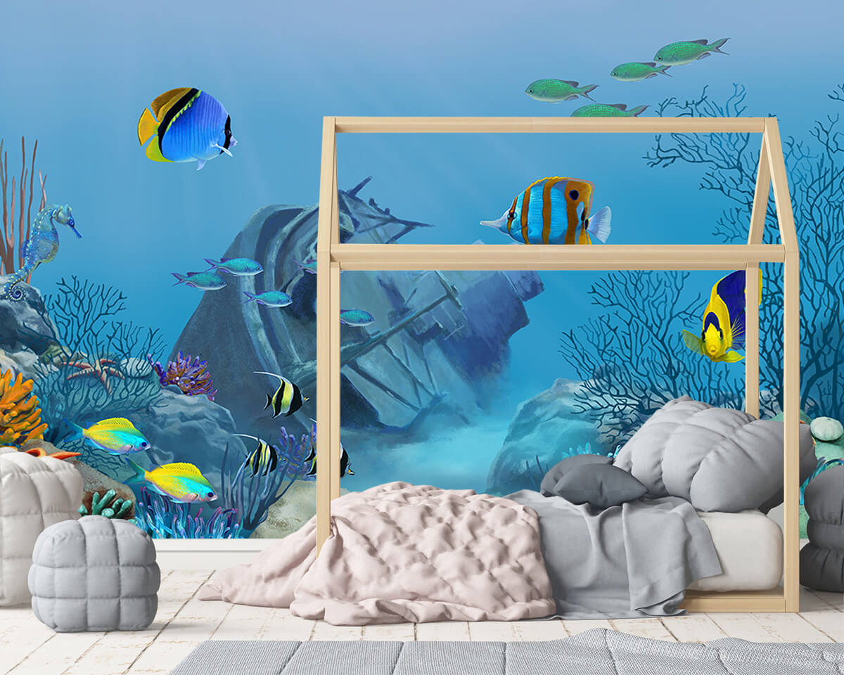 Fototapety dla dzieci 3D Morze Głębia Oceanu