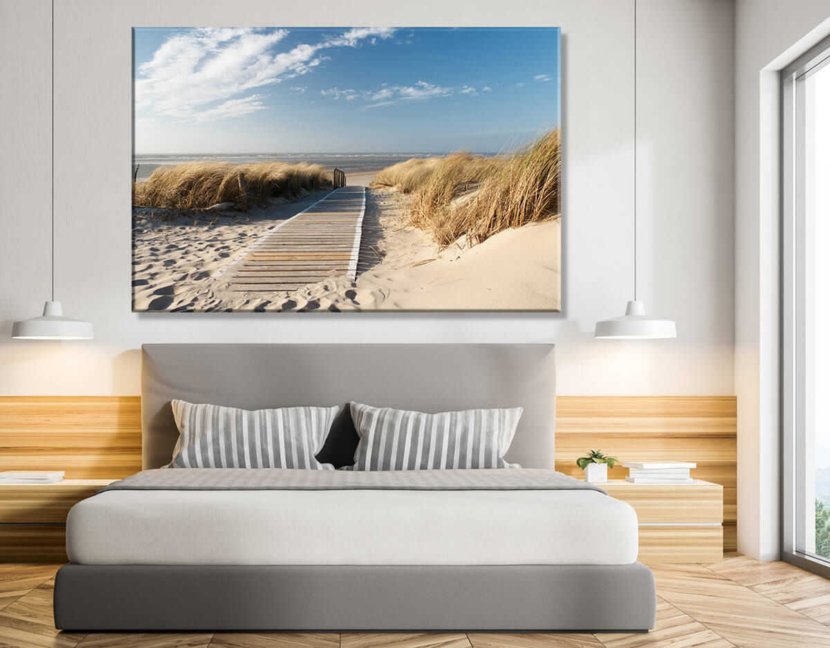 Plaża Morze - obrazy do sypialni