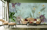 modne tapety do salonu w stylu Urban Jungle