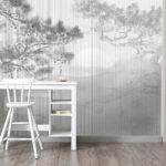 tapety w stylu japandi do nowoczesnych wnętrz