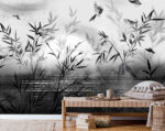 Wabi sabi we wnętrzach - tapeta inspirowana naturą