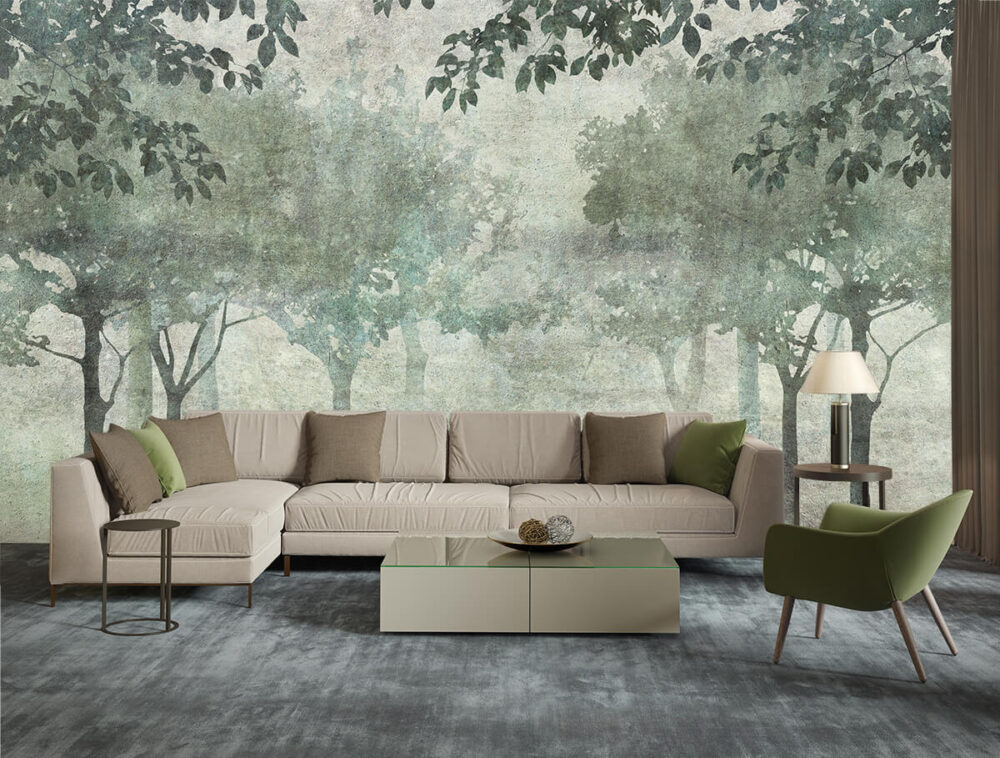 aranżacja salonu w stylu Urban Jungle