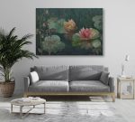 "Kwiaty Senne" obraz na ścianę lilie wodne #316 - obrazek 6