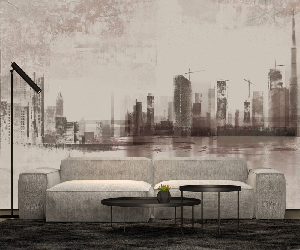 modny loft - tapeta industrialna