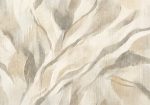 Fototapeta roślinna beżowa z delikatnym, naturalnym motywem roślinnym