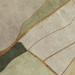 Fototapeta minimalistyczna szarobeżowa – abstrakcja w stylu art deco