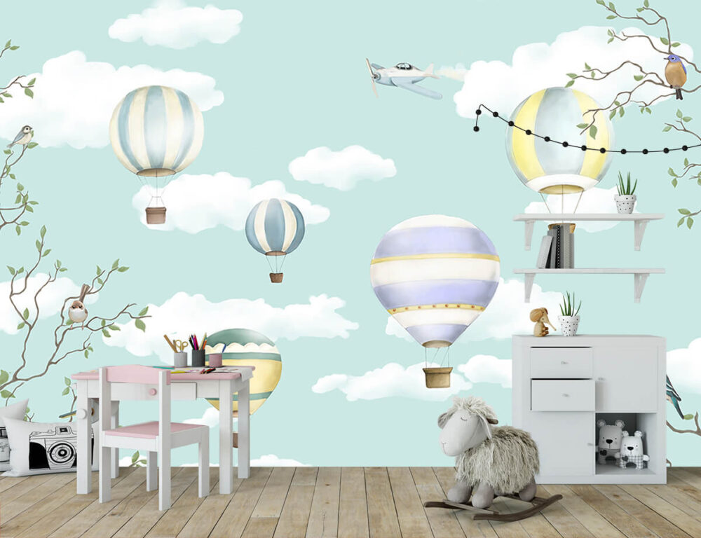 Fototapety dla dzieci Wyobraźnia Balony