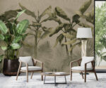tapeta na ścianę w stylu urban jungle