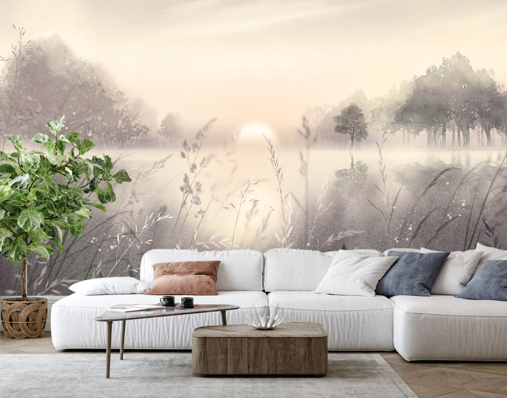 tapety botaniczne do salonu