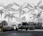 nowoczesny salon w stylu urban jungle