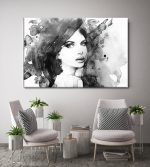 obraz na plotnie abstrakcja kobieta