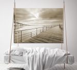 obraz na płótnie morze sepia