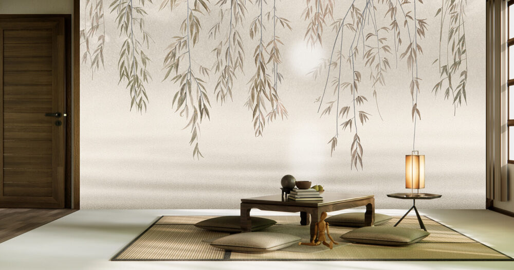 wabi sabi we wnętrzach - fototapeta japonia